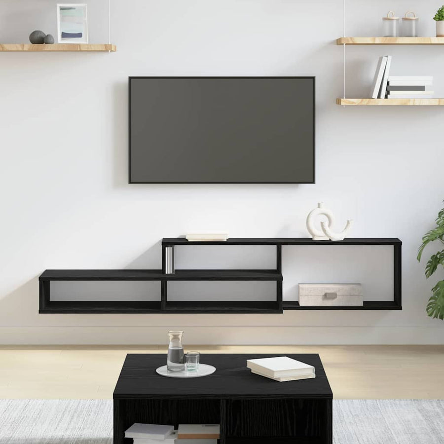 TV-stand 150x25x28,5cm Bewerkt hout
