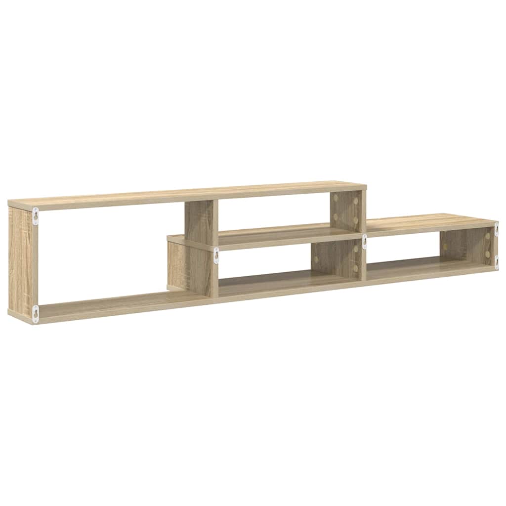 TV-stand 150x25x28,5cm Bewerkt hout