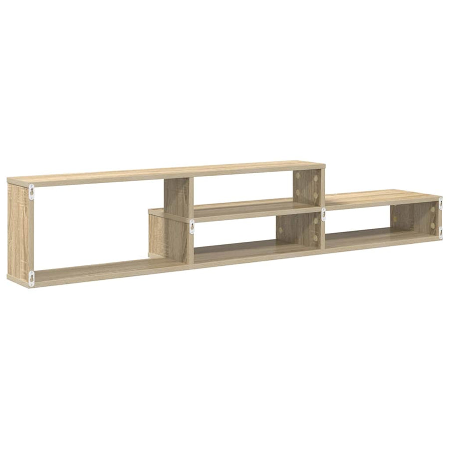 TV-stand 150x25x28,5cm Bewerkt hout
