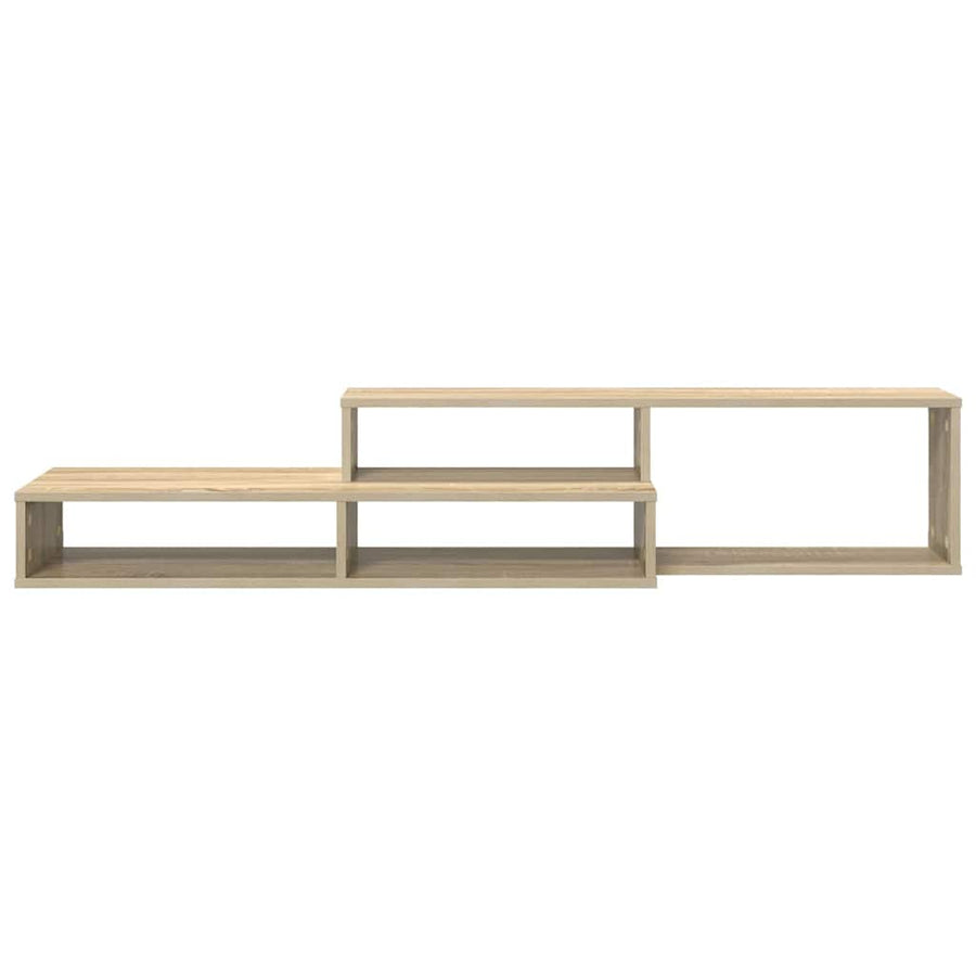 TV-stand 150x25x28,5cm Bewerkt hout