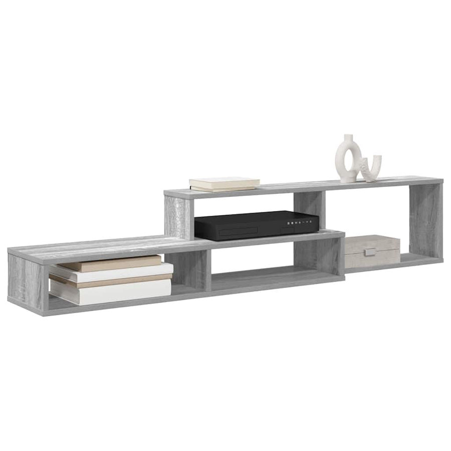 TV-stand 150x25x28,5cm Bewerkt hout