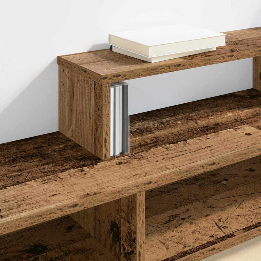 TV-stand 150x25x28,5cm Bewerkt hout