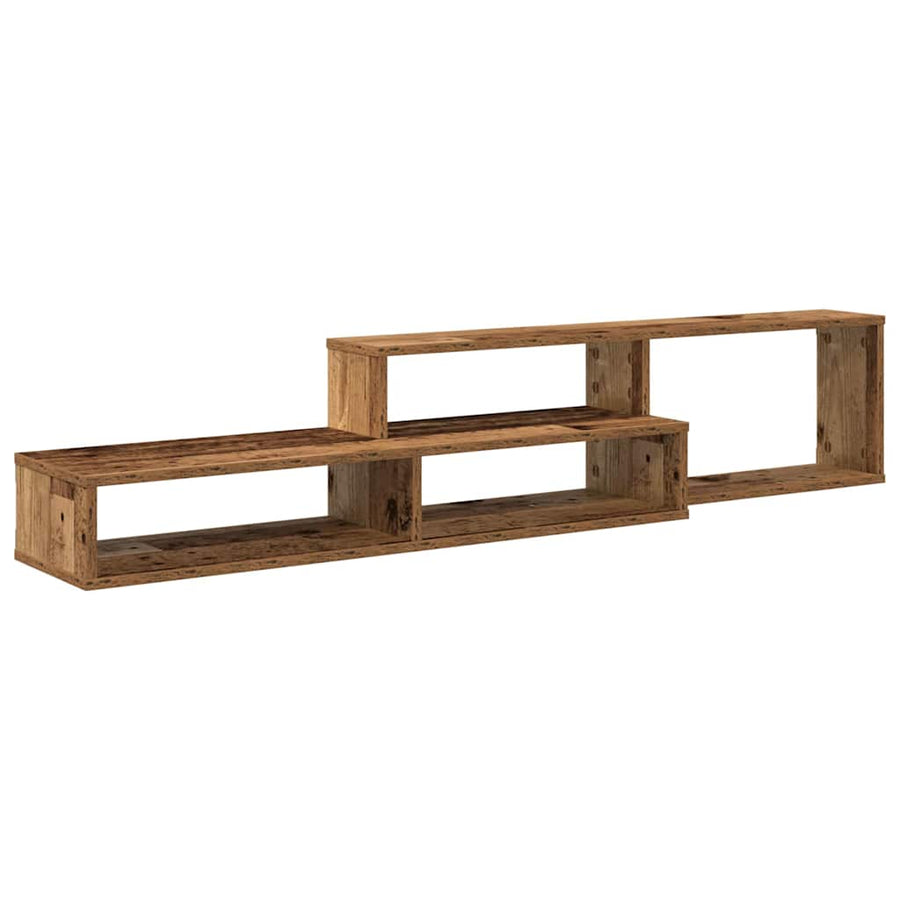 TV-stand 150x25x28,5cm Bewerkt hout