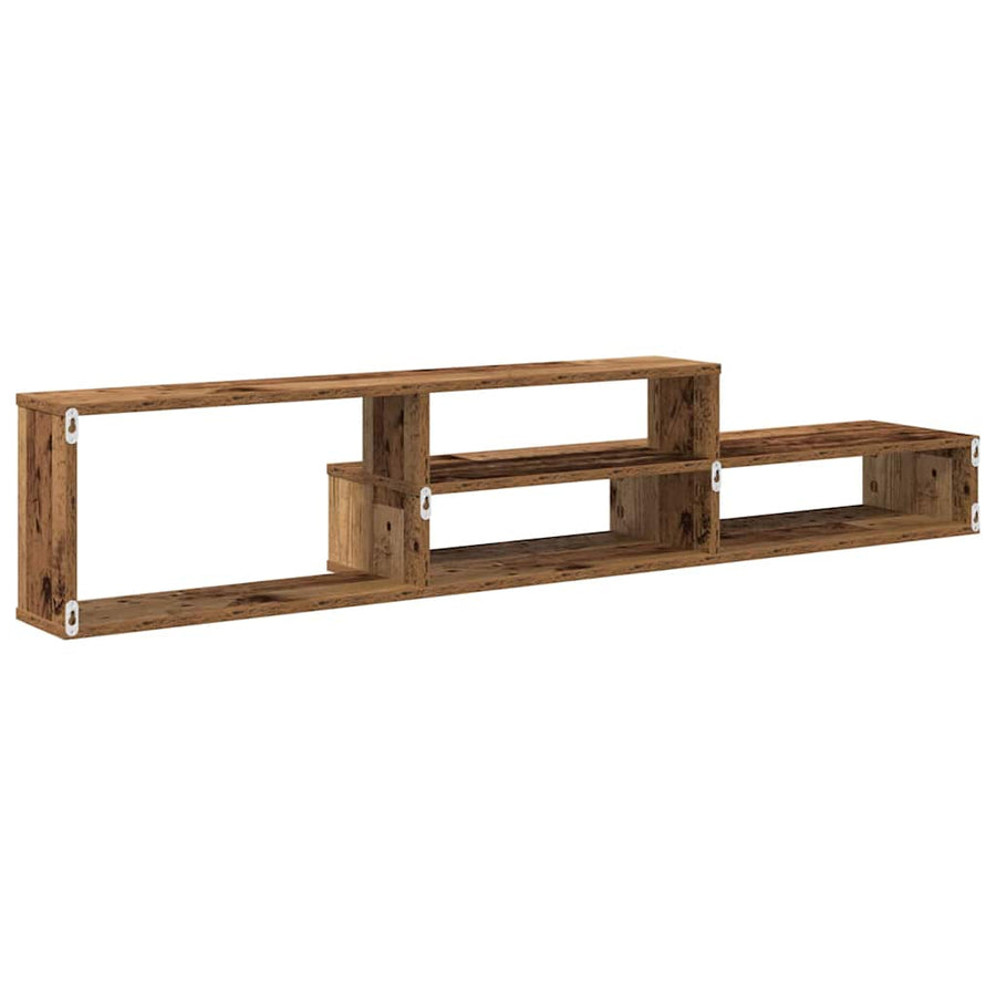 TV-stand 150x25x28,5cm Bewerkt hout