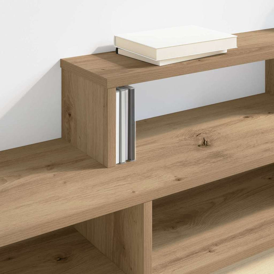 TV-stand 150x25x28,5cm Bewerkt hout