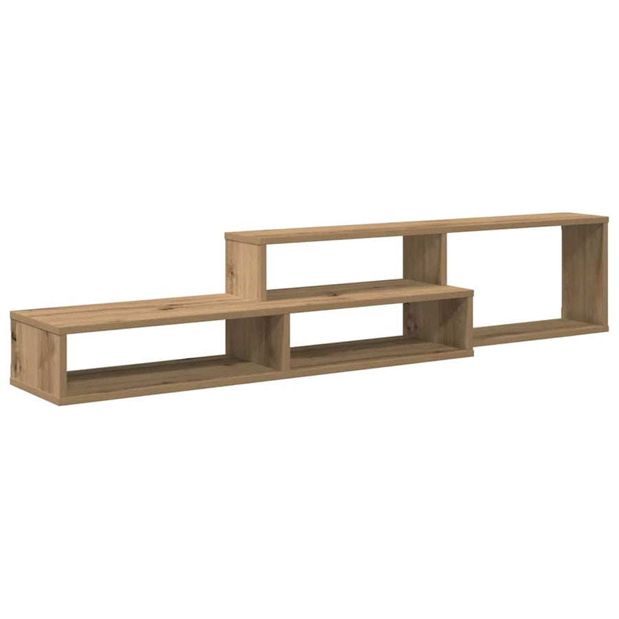 TV-stand 150x25x28,5cm Bewerkt hout