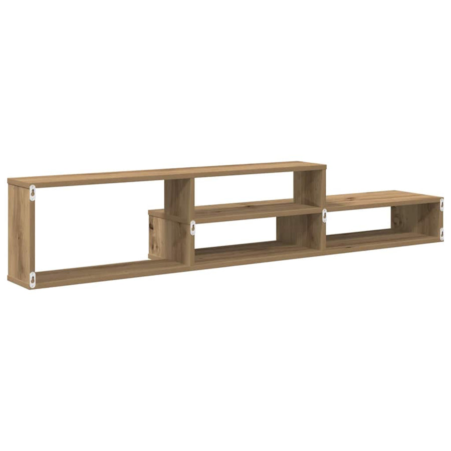 TV-stand 150x25x28,5cm Bewerkt hout