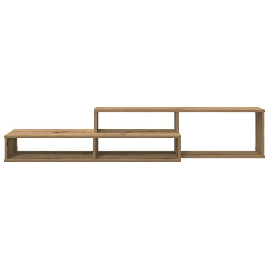 TV-stand 150x25x28,5cm Bewerkt hout