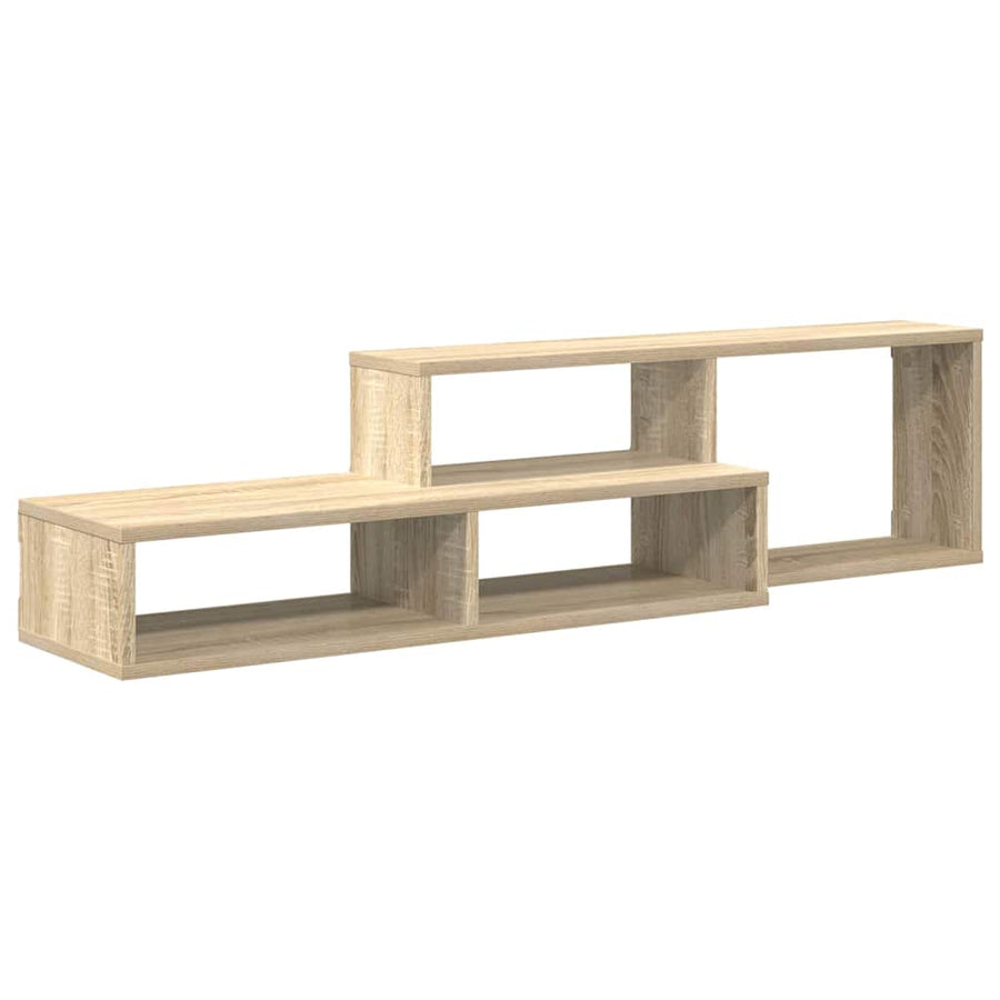 TV-stand 120x25x28,5cm Bewerkt hout