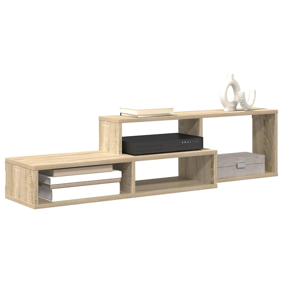 TV-stand 120x25x28,5cm Bewerkt hout
