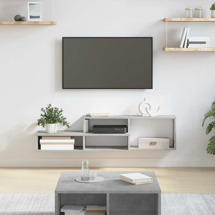 TV-stand 120x25x28,5cm Bewerkt hout