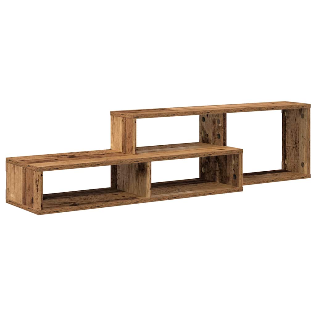 TV-stand 120x25x28,5cm Bewerkt hout