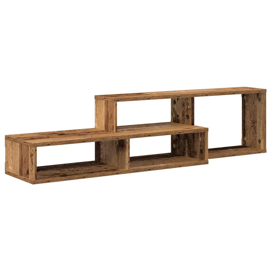 TV-stand 120x25x28,5cm Bewerkt hout