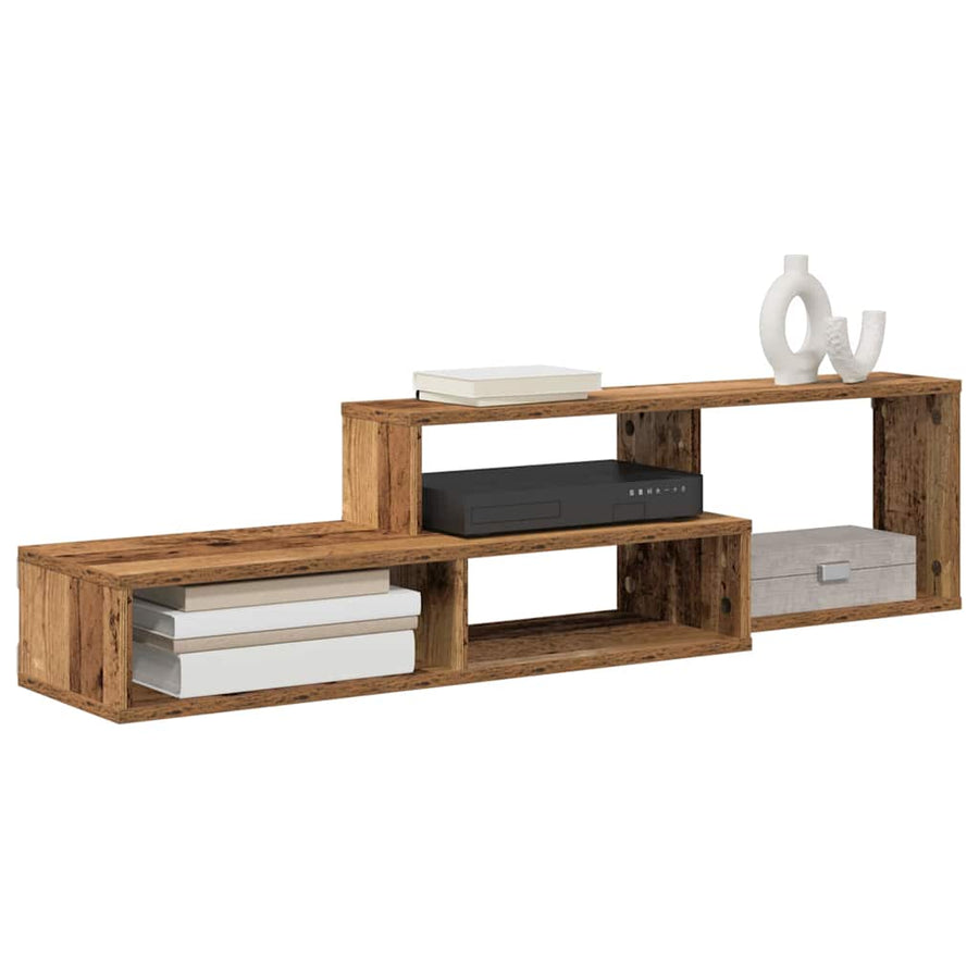 TV-stand 120x25x28,5cm Bewerkt hout