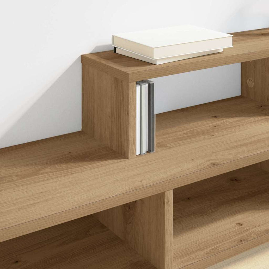 TV-stand 120x25x28,5cm Bewerkt hout