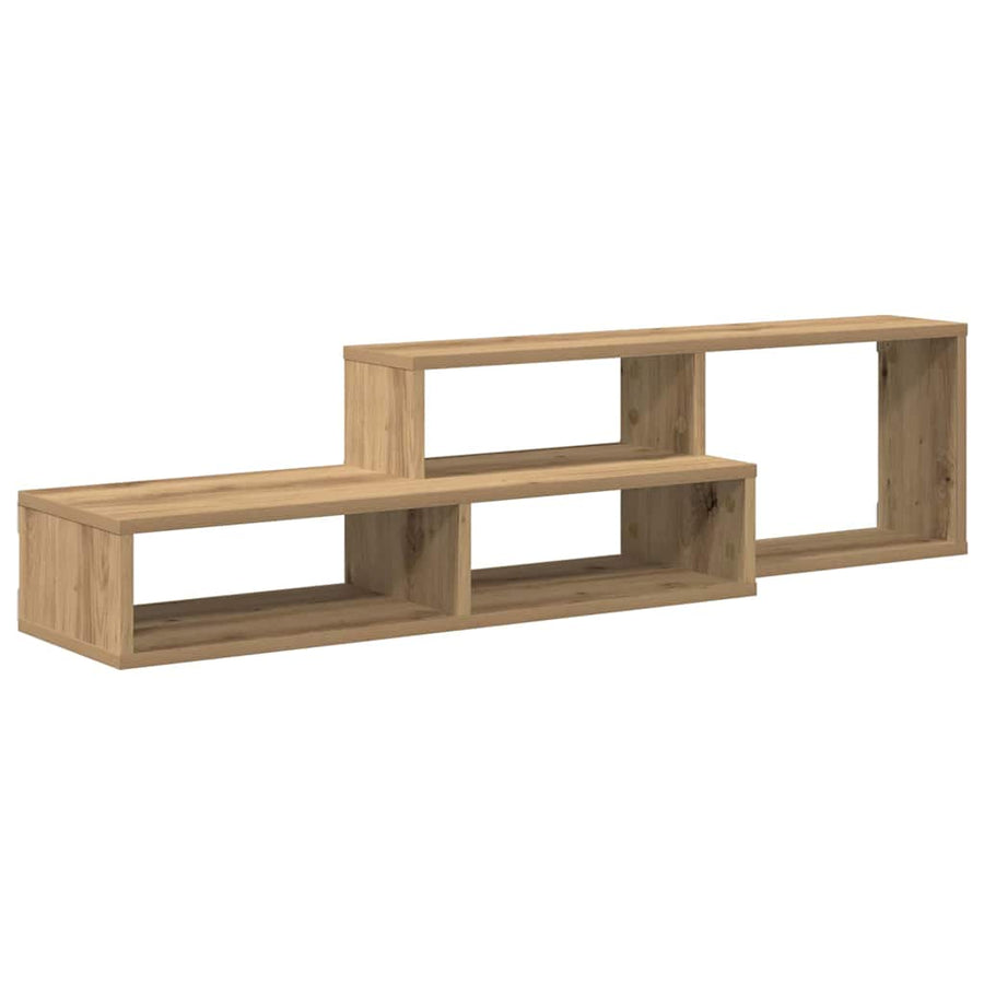 TV-stand 120x25x28,5cm Bewerkt hout