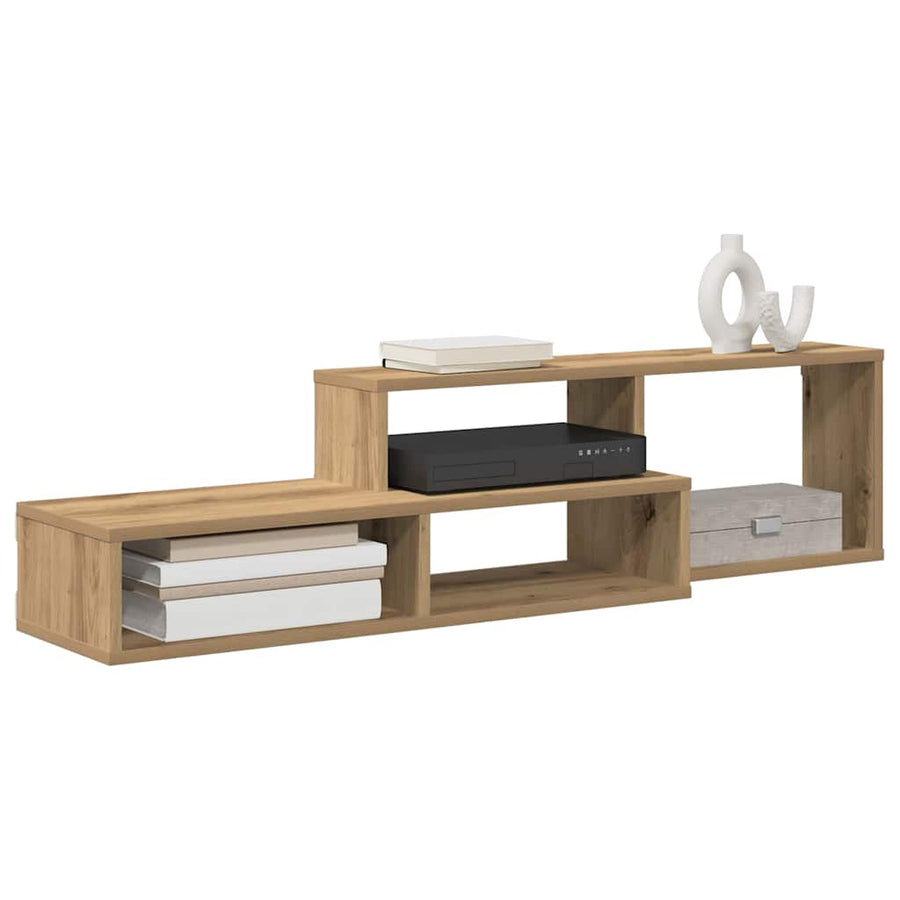 TV-stand 120x25x28,5cm Bewerkt hout