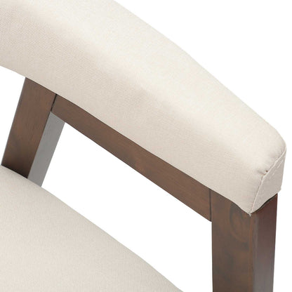 Eettafelstoelen 2 Pcs Bruin 54 X 57 X 73 Cm Lichtbruin en licht