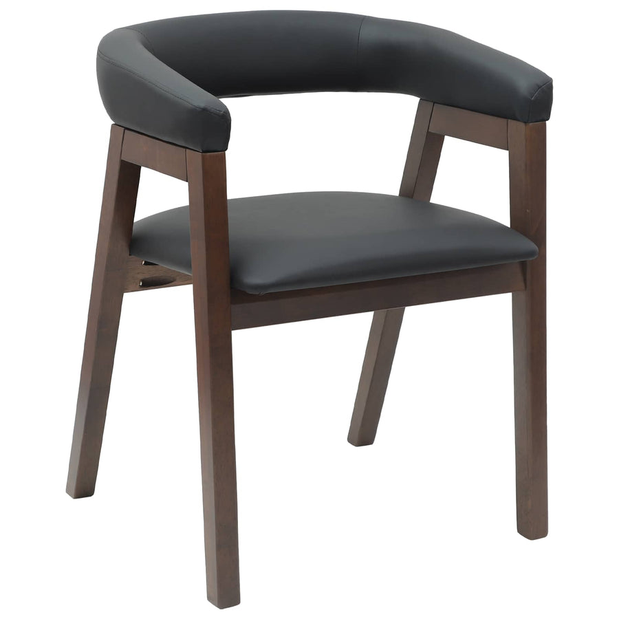 Eettafelstoelen 2 Pcs Licht Bruin 54 X 57 X 73 Cm Lichtbruin en zwart