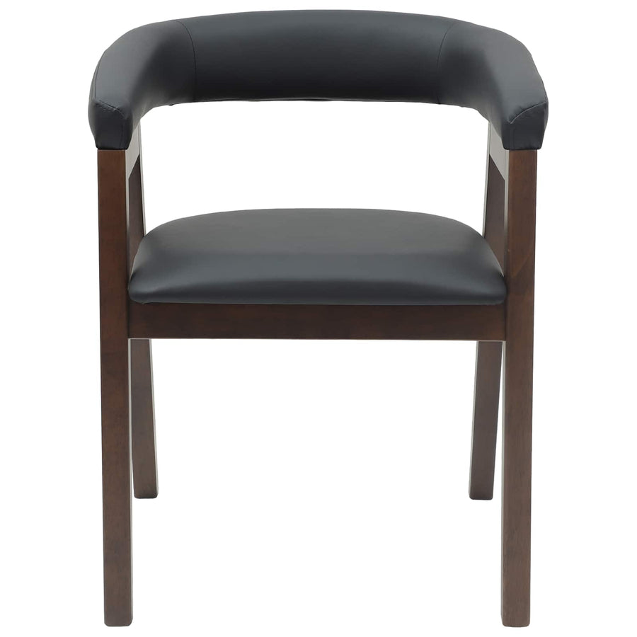 Eettafelstoelen 2 Pcs Licht Bruin 54 X 57 X 73 Cm Lichtbruin en zwart