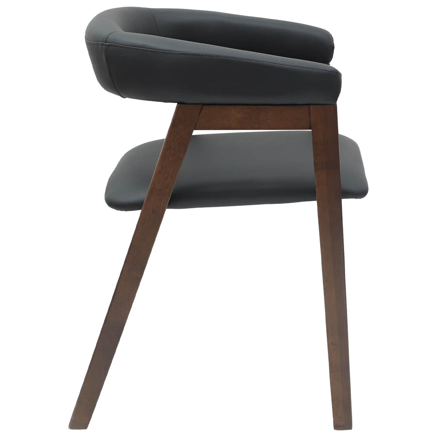 Eettafelstoelen 2 Pcs Licht Bruin 54 X 57 X 73 Cm Lichtbruin en zwart