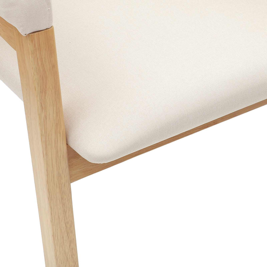 Eettafelstoelen 2 Pcs Naturel 54 X 57 X 73 Cm Natuurlijk en licht