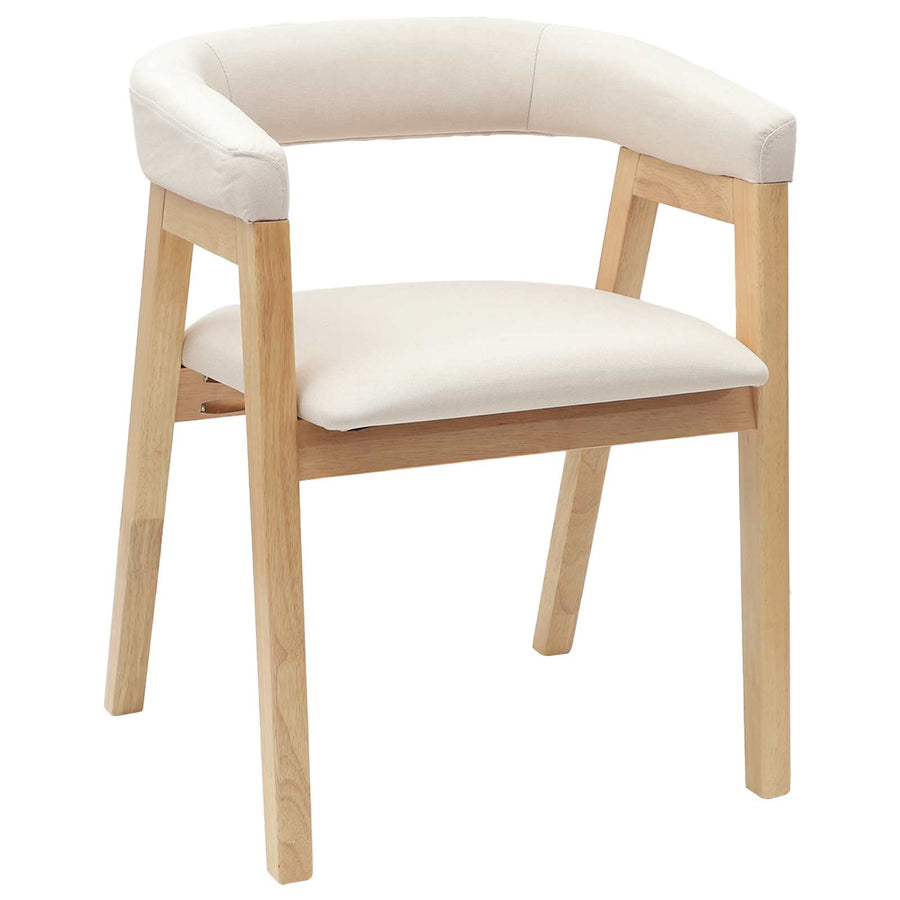 Eettafelstoelen 2 Pcs Naturel 54 X 57 X 73 Cm Natuurlijk en licht