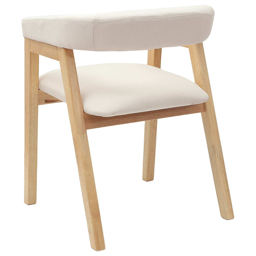 Eettafelstoelen 2 Pcs Naturel 54 X 57 X 73 Cm Natuurlijk en licht