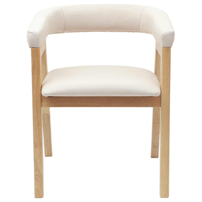 Eettafelstoelen 2 Pcs Naturel 54 X 57 X 73 Cm Natuurlijk en licht