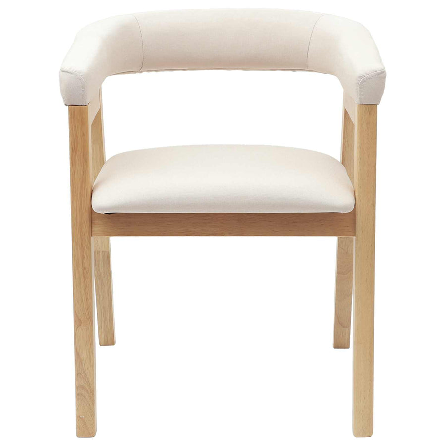 Eettafelstoelen 2 Pcs Naturel 54 X 57 X 73 Cm Natuurlijk en licht