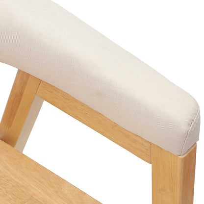 Eettafelstoelen 2 Pcs 54 X 57 X 73 Cm Naturel