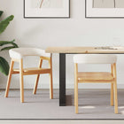 Dining Chairs 2 pcs Natural 54 x 57 x 73 cm