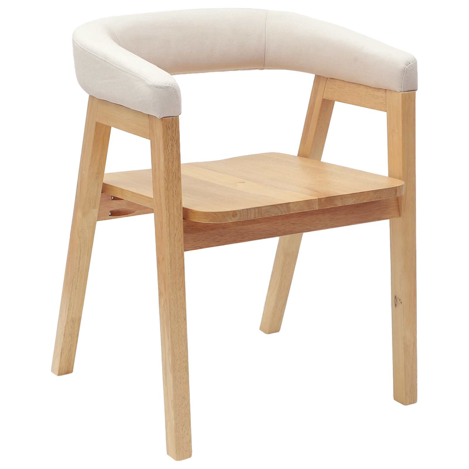 Eettafelstoelen 2 Pcs 54 X 57 X 73 Cm Naturel