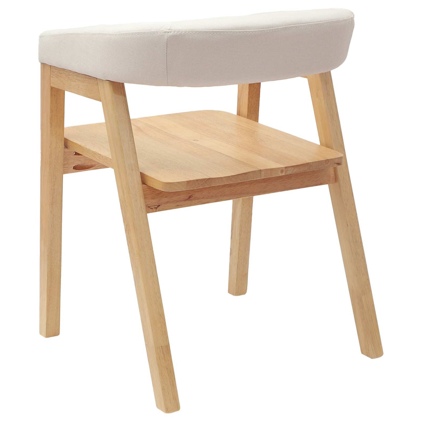 Eettafelstoelen 2 Pcs 54 X 57 X 73 Cm Naturel