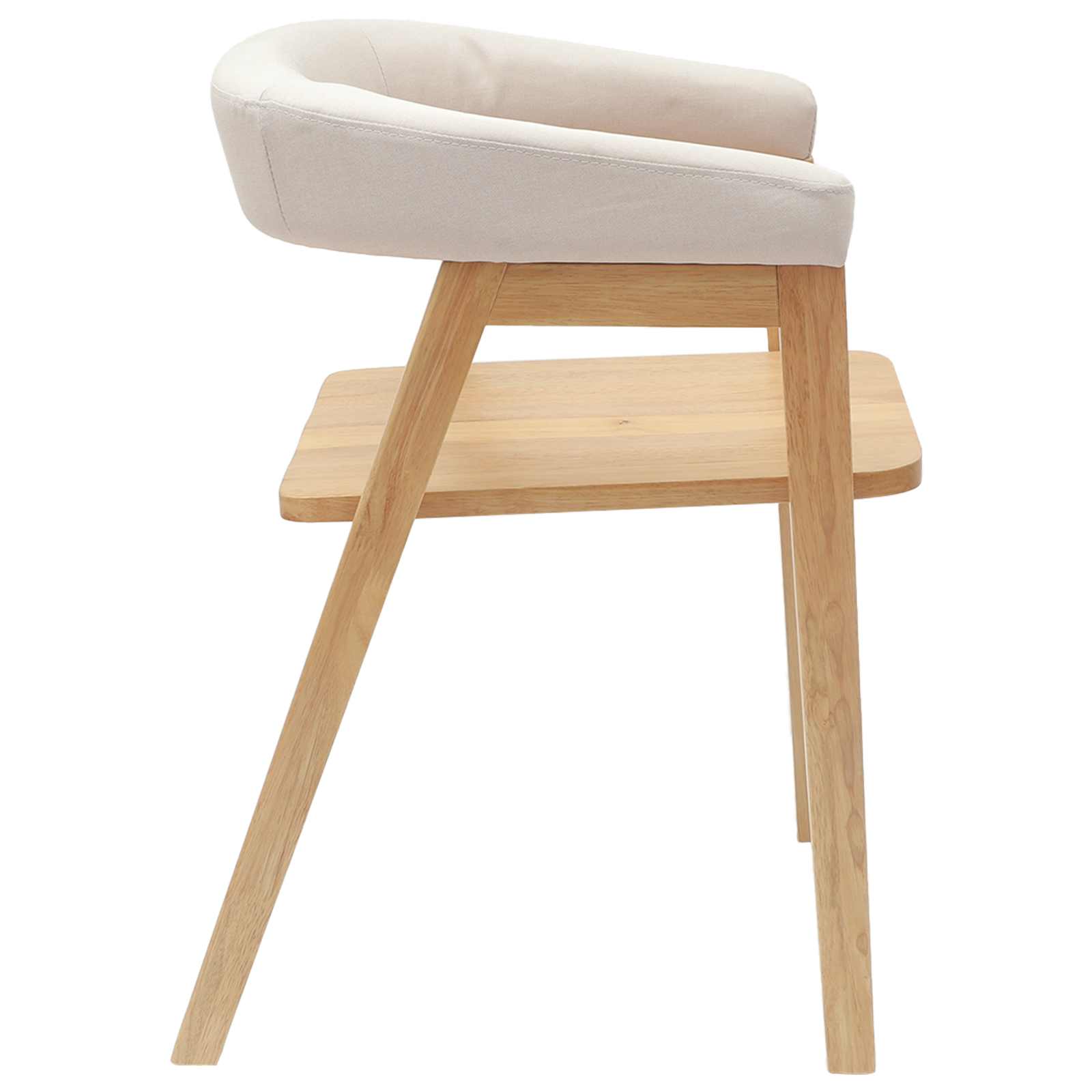 Eettafelstoelen 2 Pcs 54 X 57 X 73 Cm Naturel