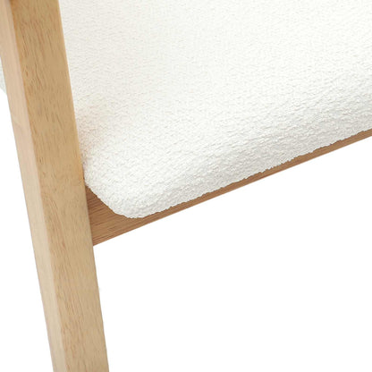 Eettafelstoelen 2 pcs Naturel 54 x 57 x 73 cm