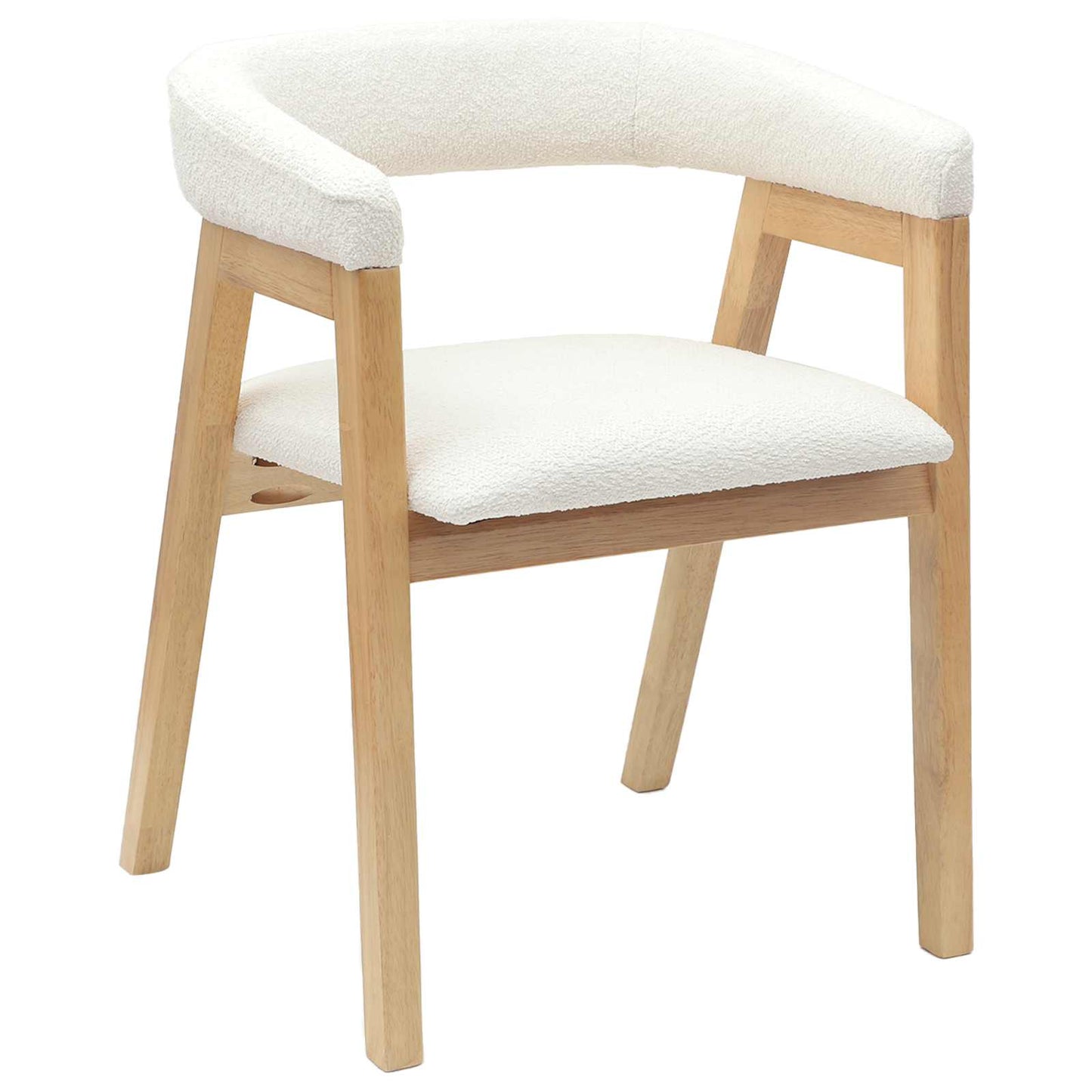 Eettafelstoelen 2 pcs Naturel 54 x 57 x 73 cm
