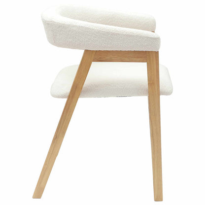Eettafelstoelen 2 pcs Naturel 54 x 57 x 73 cm