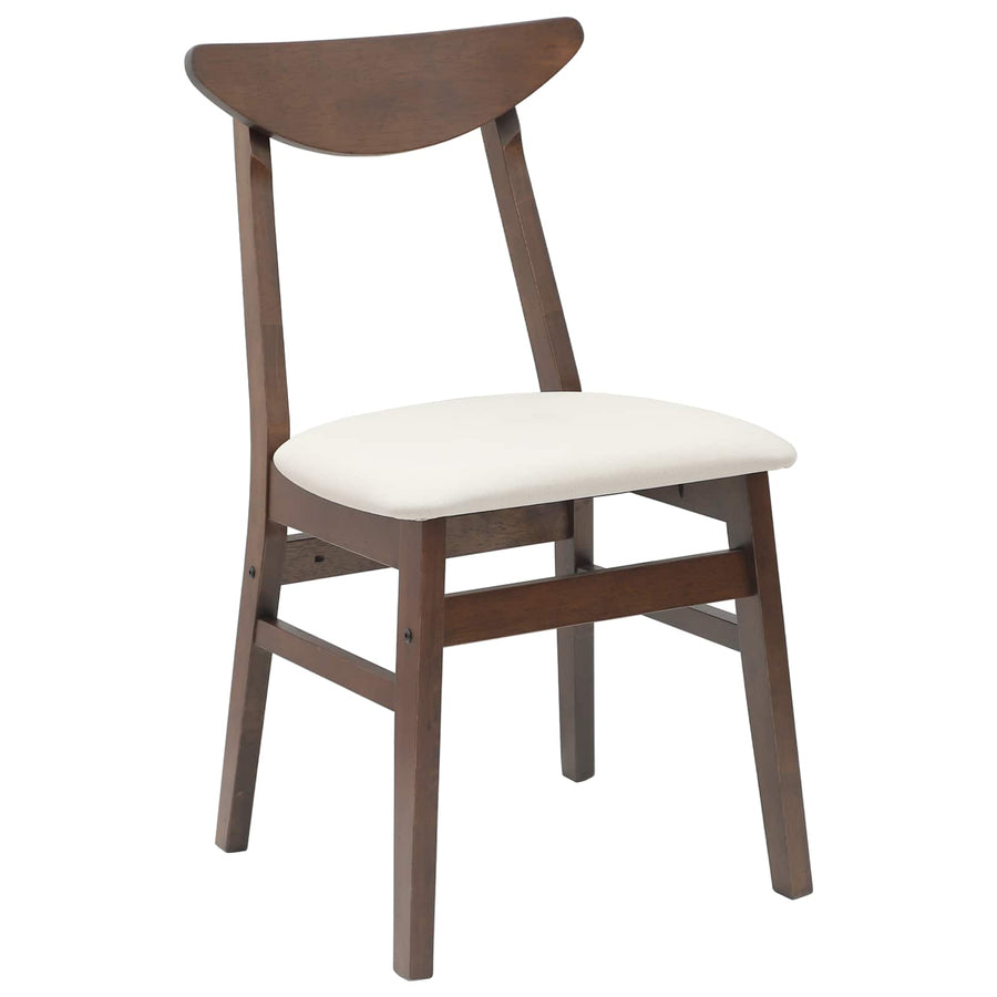 Eettafelstoelen 2 pcs Licht Bruin 42 x 47.5 x 81 cm