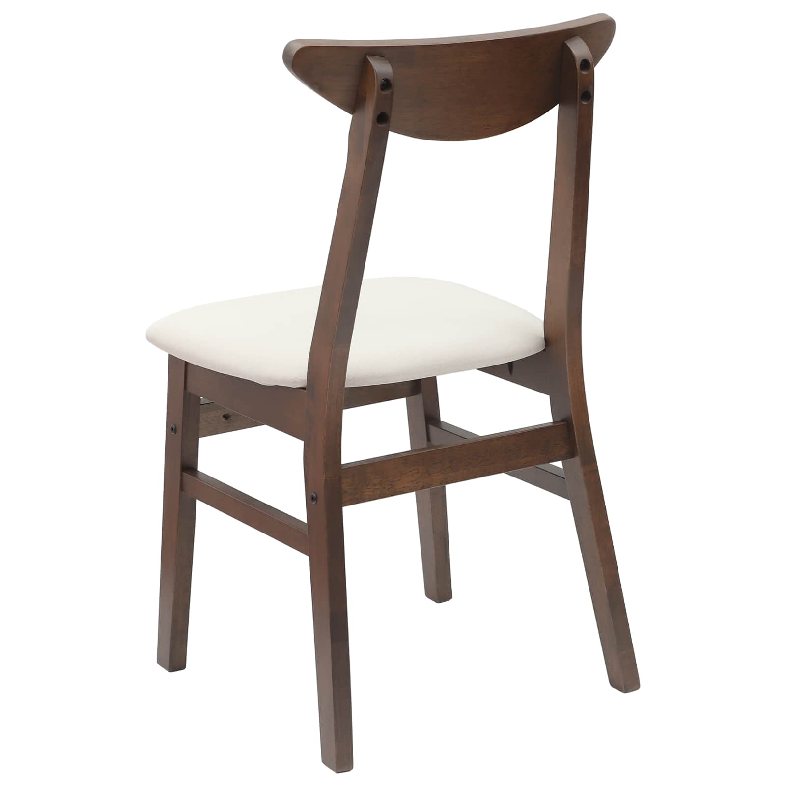 Eettafelstoelen 2 pcs Licht Bruin 42 x 47.5 x 81 cm