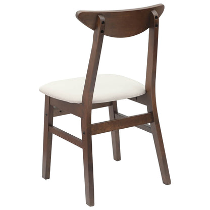 Eettafelstoelen 2 pcs Licht Bruin 42 x 47.5 x 81 cm