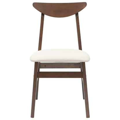 Eettafelstoelen 2 pcs Licht Bruin 42 x 47.5 x 81 cm