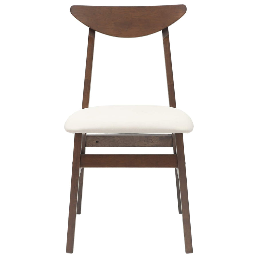 Eettafelstoelen 2 pcs Licht Bruin 42 x 47.5 x 81 cm