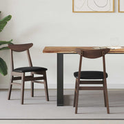 Eettafelstoelen 2 stuks licht bruin 42x47.5x81 cm rubberhout