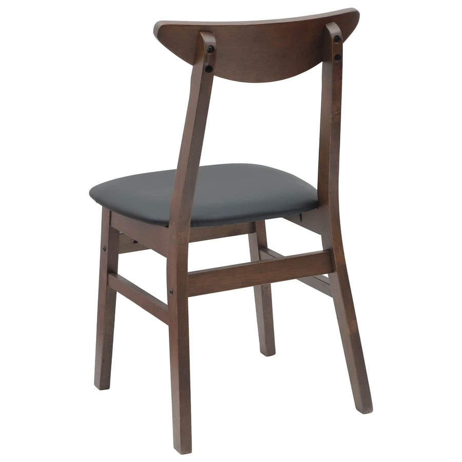 Eettafelstoelen 2 pcs Licht Bruin 42 x 47.5 x 81 cm