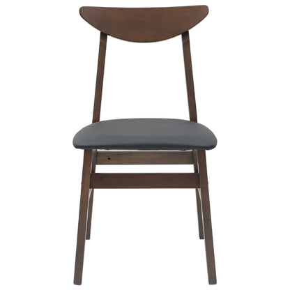 Eettafelstoelen 2 pcs Licht Bruin 42 x 47.5 x 81 cm