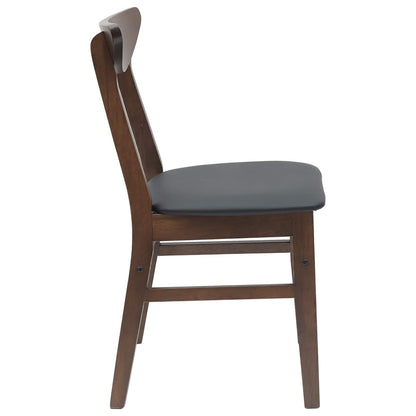 Eettafelstoelen 2 pcs Licht Bruin 42 x 47.5 x 81 cm