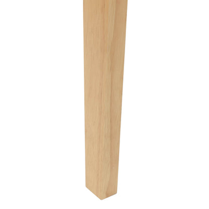 Eettafelstoelen 2 pcs Naturel 42 x 47.5 x 81 cm