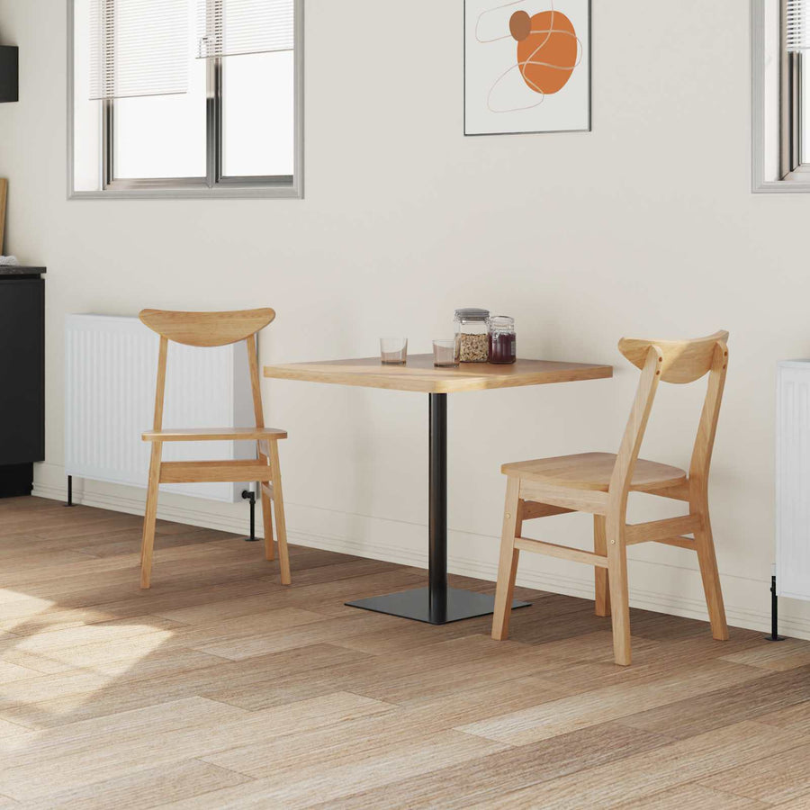 Eettafelstoelen 2 pcs Naturel 42 x 47.5 x 81 cm
