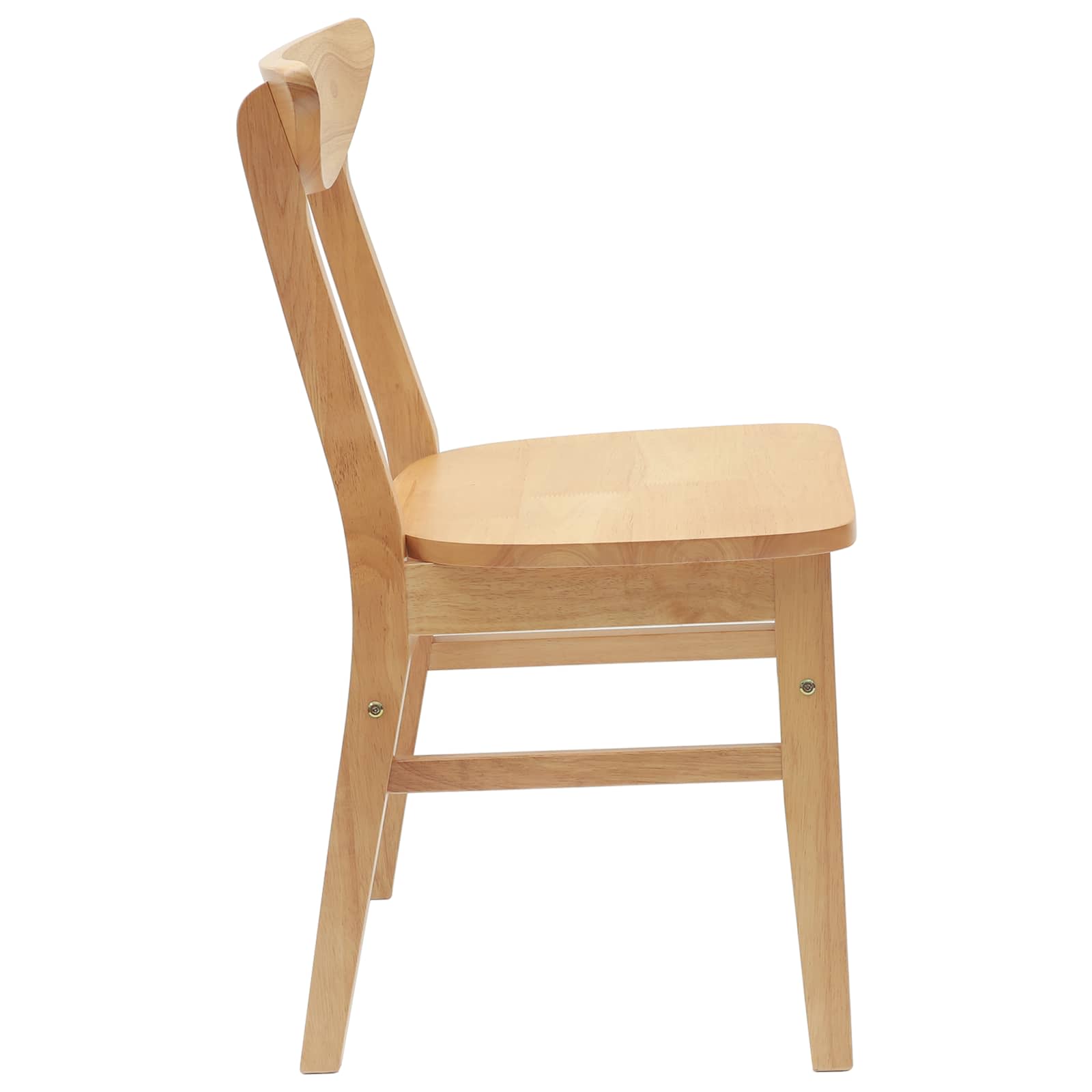 Eettafelstoelen 2 pcs Naturel 42 x 47.5 x 81 cm